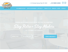 Tablet Screenshot of kanastacaravanpark.com.au